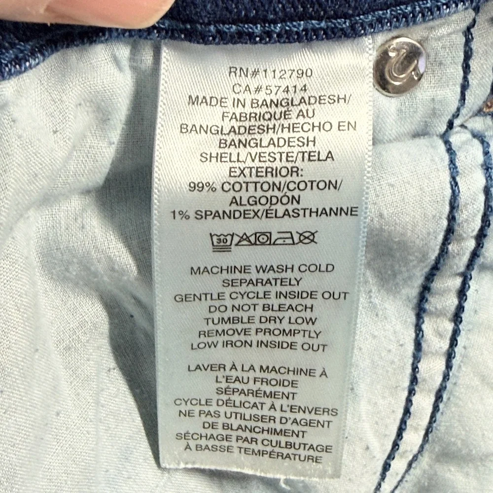 True Religion Rocco Relaxed Skinny Jeans Mens 32 Blue Medium Wash 107331